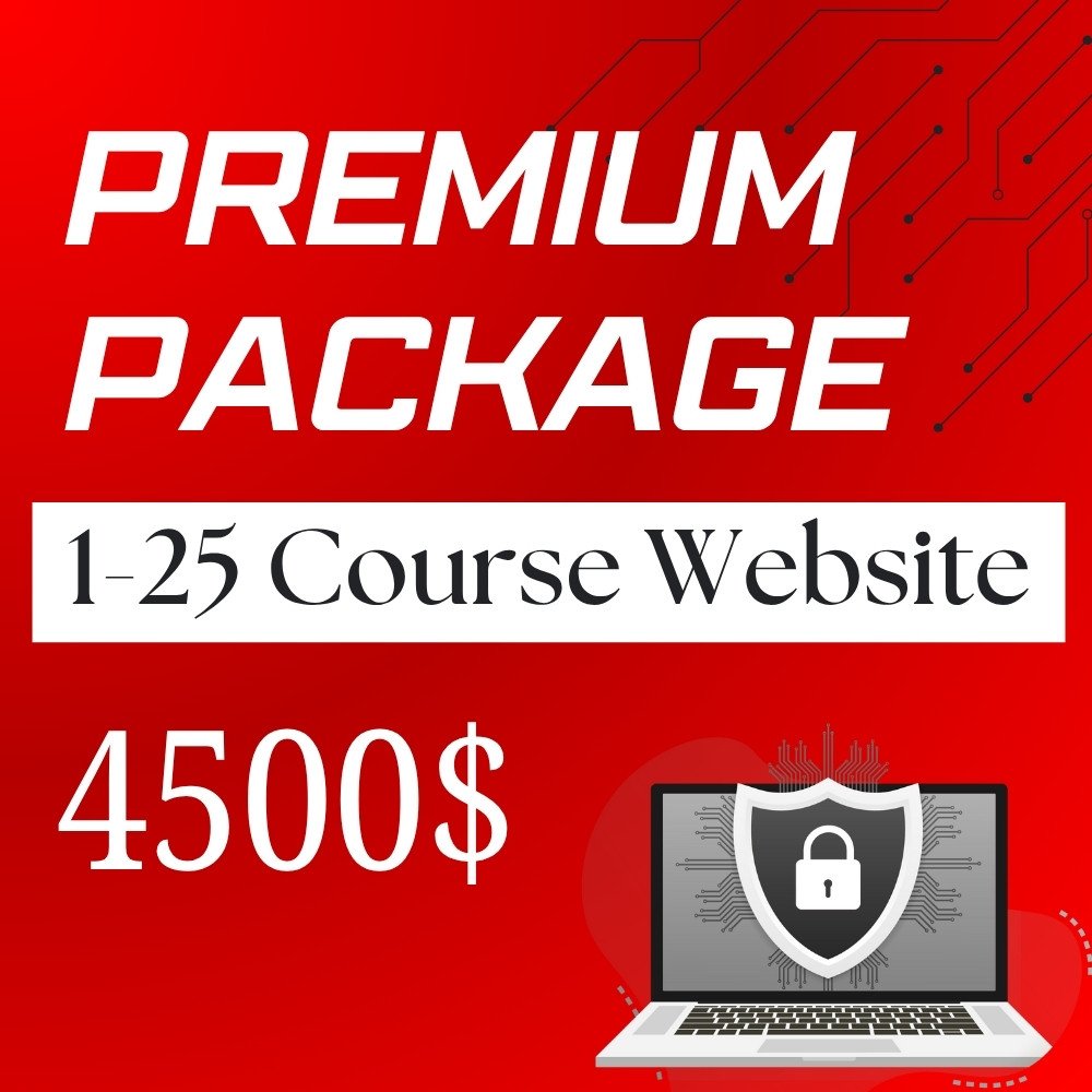 Premium Package - Course Website Development