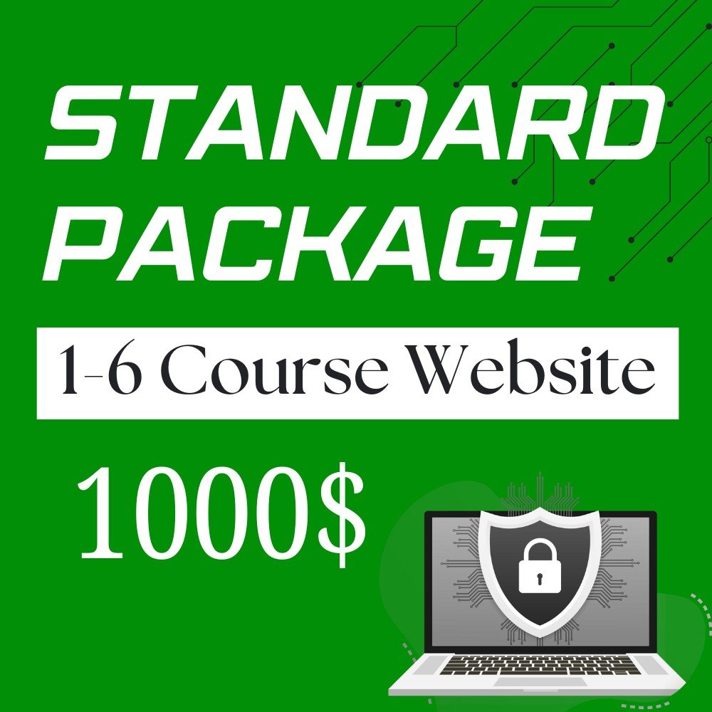 Standard Package - Course Website Development